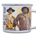 Bud Spencer & Terence Hill Enamel Mug Wanted by Blechwaren Fabrik Braunschweig