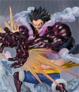 One Piece FiguartsZERO PVC Statue Monkey D. Luffy Gear 4 Leo Bazooka Reissue 18 cm by Bandai Tamashii Nations