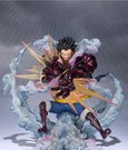 One Piece FiguartsZERO PVC Statue Monkey D. Luffy Gear 4 Leo Bazooka Reissue 18 cm by Bandai Tamashii Nations