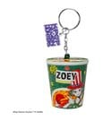 KPop Demon Hunters Squishy Keychain Zoey Hamburger Noodles by Cinereplicas