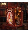Book Nook Flame Common Room 23 x 11 cm by CuteBee