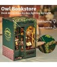 Book Nook Owl Bookstore 17 x 12 cm by CuteBee