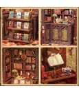 Book Nook Owl Bookstore 17 x 12 cm by CuteBee