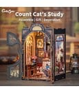 Book Nook Count Cat´s Study 17 x 12 cm by CuteBee