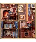 Book Nook Count Cat´s Study 17 x 12 cm by CuteBee