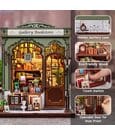 Miniature House Model Kit Gallery Bookstore 20 x 16 cm by CuteBee
