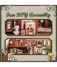 Miniature House Model Kit Gallery Bookstore 20 x 16 cm by CuteBee