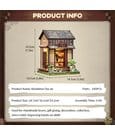 Miniature House Model Kit Kirishima Cha-an 19 x 14 cm by CuteBee