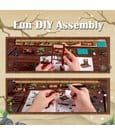 Miniature House Model Kit Kirishima Cha-an 19 x 14 cm by CuteBee