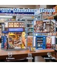 Miniature House Model Kit Beika-cho Convenience Store 22 x 15 cm by CuteBee