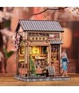 Miniature House Model Kit Sakura O Kimono Shop 19 x 14 cm by CuteBee