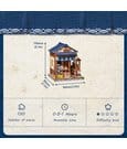 Miniature House Model Kit Fukuoka Mentaiko Kitchen 11 x 9 cm by CuteBee