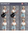 Girls Band Cry Natsu wo Mankitsu shite Sakebe Series No. 3 PVC Statue 1/7 Rupa 26 cm by Da Yu