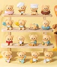 Butterbear Baked with Love Series Mini Figures 3-Pack Chubby Face 9 cm Display (6) by Funism