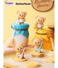 Butterbear Baked with Love Series Mini Figures 3-Pack Chubby Face 9 cm Display (6) by Funism