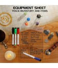 Enhance RPG Series Acrylic Character Sheet Set *English Version* by Enhance