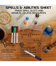 Enhance RPG Series Acrylic Character Sheet Set *English Version* by Enhance