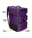 Enhance Board Game Backpack Collector's Edition Purple by Enhance