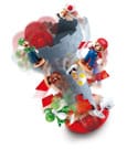 Super Mario game Blow Up! Shaky Tower by Epoch Toys