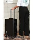 Evoretro Trading Card Luggage Wheeled Case 5-Rows Round Aluminum 56.0 x 35.4 cm by Evoretro