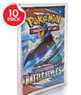 PET Protectors 10-Pack for Booster, Magic, Yu-Gi-Oh Cards by Evoretro