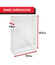 Evoretro Acrylic Display Cases 2-Pack for Action Figures by Evoretro
