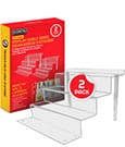 Evoretro Acrylic Shelf Riser 2-Pack RS6 by Evoretro