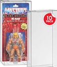 PET Protectors 10-Pack for Masters of the Universe Origins Power Posing (Carded) Box Figures by Evoretro