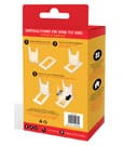 Adjustable Easel Stand 6-Pack Compatible with Video Game Cases by Evoretro