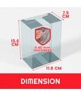 Evoretro PET Protectors 5-Pack for Pokémon Medium Tins 12x8x15cm by Evoretro