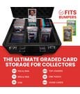 Evoretro Trading Card Storage Box for 90 Cards X Gray by Evoretro