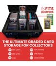 Evoretro Trading Card Storage Box for 90 Cards X Blue by Evoretro