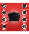 Evoretro Trading Card Storage Box for 120 Cards XL Black by Evoretro