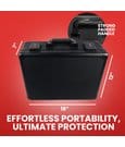 Evoretro Trading Card Storage Box for 120 Cards XL Black by Evoretro