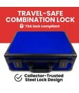 Evoretro Trading Card Storage Box for 120 Cards XL Blue by Evoretro