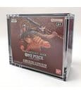 Evoretro Acrylic Display Case for Bandai One Piece TCG Larger Booster Box (OP-02) by Evoretro