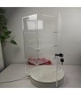 Evoretro 4-Tier Locking Acrylic Tiered Countertop Showcase Display Case by Evoretro