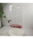 Evoretro 3-Tier Locking Acrylic Hexagon Display Tower by Evoretro