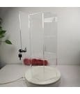 Evoretro 3-Tier Locking Acrylic Hexagon Display Tower by Evoretro