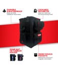 Evoretro Trading Card Backpack Black by Evoretro