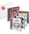 PET Protectors 25-Pack for PS1/Single CD/Dreamcast (Jewel Case) Games by Evoretro