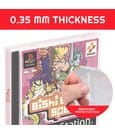 PET Protectors 25-Pack for PS1/Single CD/Dreamcast (Jewel Case) Games by Evoretro