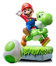 Super Mario Statue Mario & Yoshi 48 cm by First 4 Figures