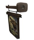 An American Werewolf in London Scaled Prop Replica Pub Sign 6 cm by Factory Entertainment