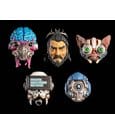 Cosmic Legions Action Figure Accessory Heads Pack by Four Horsemen Toy Design