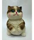 Fun Maker Squishy Fidget Toy Dark Brown Cat 11 cm by Fun Maker Limited