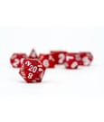 Dragon Storm Sharp Edge Silicone Dice Set Red Dragon Scales (7) by FanRoll