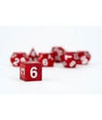 Dragon Storm Sharp Edge Silicone Dice Set Red Dragon Scales (7) by FanRoll