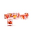 Dragon Storm Inclusion Dice Set Red Dragon (7) by FanRoll