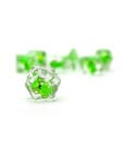 Dragon Storm Inclusion Dice Set Green Dragon (7) by FanRoll